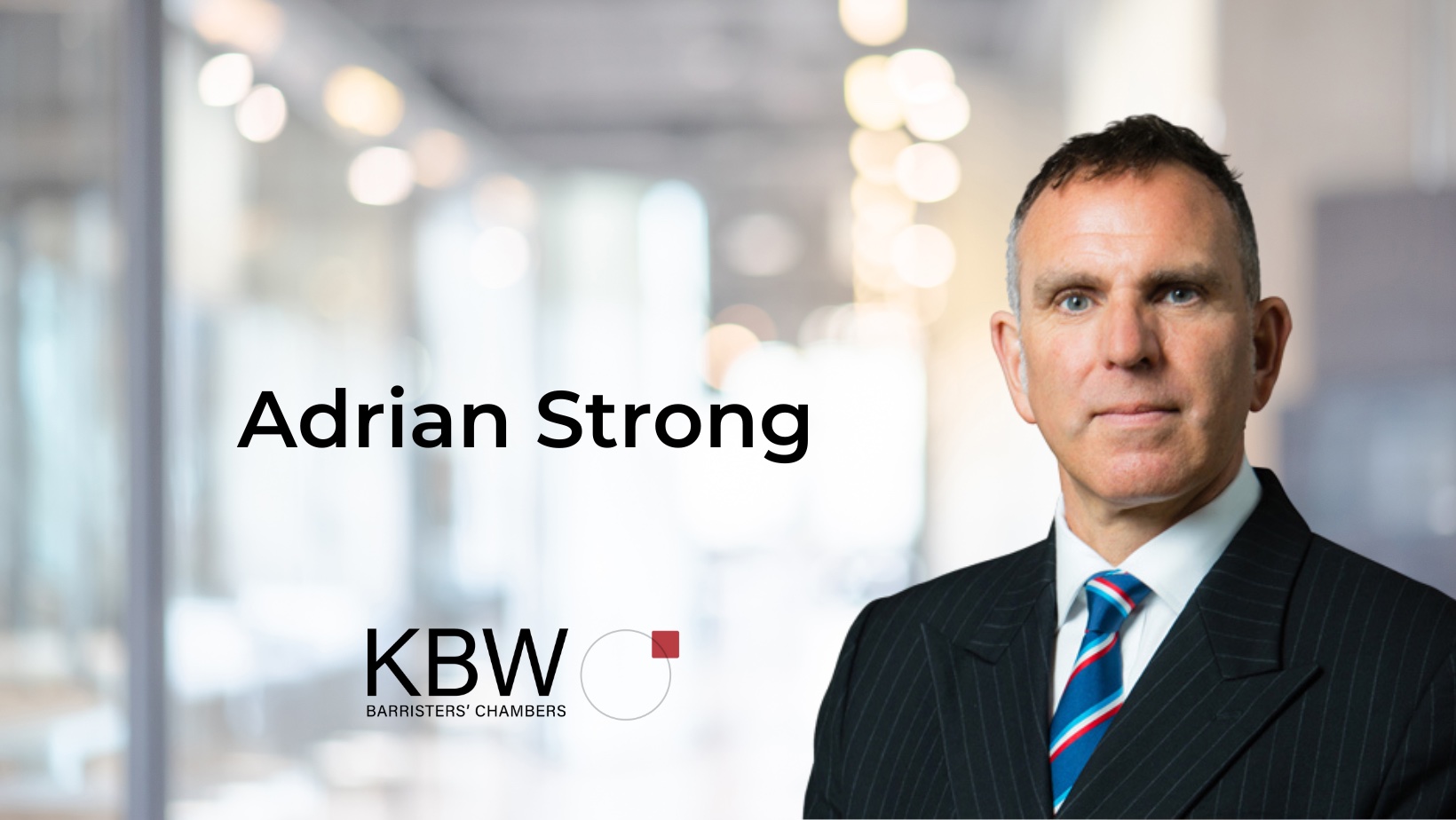 KBW Chambers expands Criminal Team - Adrian Strong