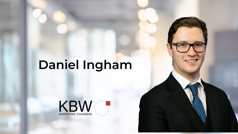 KBW Chambers are pleased to announce that Daniel Ingham has been appointed to the List of Specialist Regulatory Advocates at Grade C.