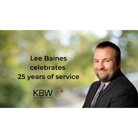 Lee Baines Celebrates 25 Years Service