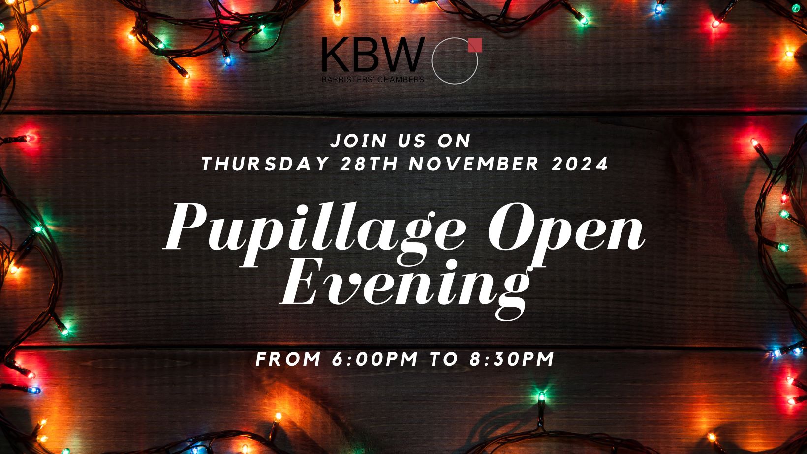 Pupillage Open Evening